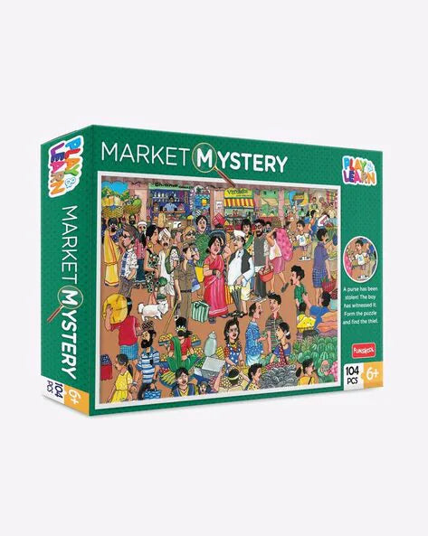 Funskool Play & Learn Market Mystery Puzzle